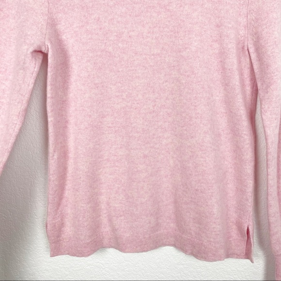 J. Crew Soft Pink 100% Cashmere Turtleneck S - Picture 4 of 10
